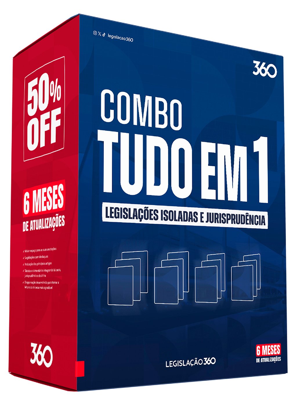 Combo TUDO EM 1 - Legislações e jurisprudência