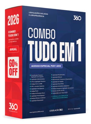 Combo TUDO EM 1 - Legislações e Jurisprudência (ANUAL)